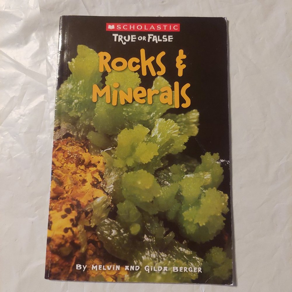 Rocks and Minerals Scholastic book